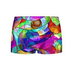Трусы-боксеры мужские Геометрический паттерн Абстракция, цвет: 3D-принт