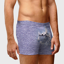 Трусы-боксеры мужские Hole in jeans - Rag, цвет: 3D-принт — фото 2