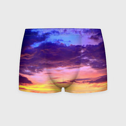 Трусы-боксеры мужские Небо на закате, цвет: 3D-принт