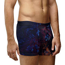 Трусы-боксеры мужские Синие и Красные Коралловые Рифы, цвет: 3D-принт — фото 2