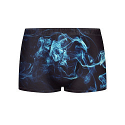 Трусы-боксеры мужские Неоновые пары дыма - Синий, цвет: 3D-принт