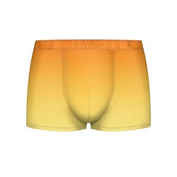 Трусы-боксеры мужские Оранжевый, желтый градиент, цвет: 3D-принт