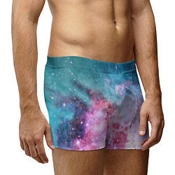 Трусы-боксеры мужские Вспыхнувший космос, цвет: 3D-принт — фото 2