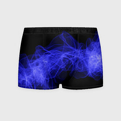 Трусы-боксеры мужские Синяя звуковая волна, цвет: 3D-принт