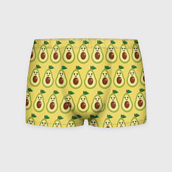 Мужские трусы Авокадо Паттерн - Желтая версия