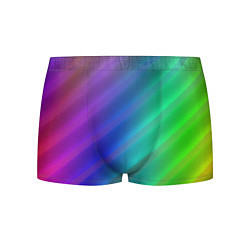 Трусы-боксеры мужские Полосы всех цветов радуги, цвет: 3D-принт