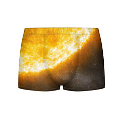 Трусы-боксеры мужские Солнце в космосе, цвет: 3D-принт