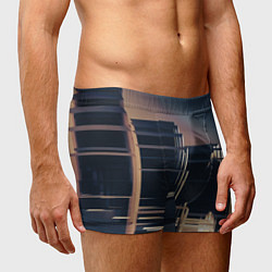 Трусы-боксеры мужские Множество стеклянных кубов и фигур, цвет: 3D-принт — фото 2
