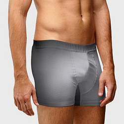 Трусы-боксеры мужские Серебристый градиент, цвет: 3D-принт — фото 2