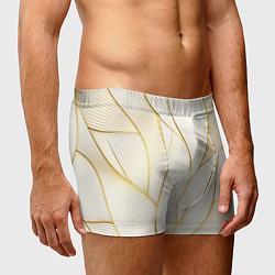 Трусы-боксеры мужские Золотые волны, цвет: 3D-принт — фото 2