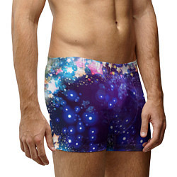 Трусы-боксеры мужские Звездочки - космическое небо, цвет: 3D-принт — фото 2