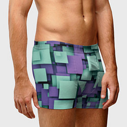 Трусы-боксеры мужские Trendy geometric pattern, цвет: 3D-принт — фото 2