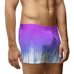 Трусы-боксеры мужские Фиолетовый градиент с потертостями, цвет: 3D-принт — фото 2