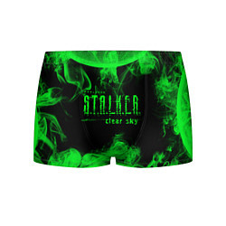 Трусы-боксеры мужские Stalker clear sky radiation art, цвет: 3D-принт
