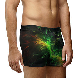 Трусы-боксеры мужские Зеленая молния, цвет: 3D-принт — фото 2