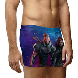 Трусы-боксеры мужские Mass Effect N7 space, цвет: 3D-принт — фото 2