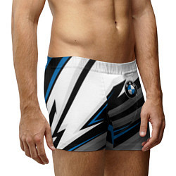 Трусы-боксеры мужские БМВ - спортивная униформа, цвет: 3D-принт — фото 2