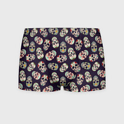 Мужские трусы Узор с черепами Pattern with skulls