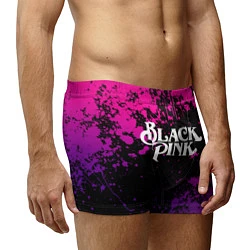 Трусы-боксеры мужские Blackpink - neon, цвет: 3D-принт — фото 2