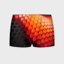 Мужские трусы Hexagon orange