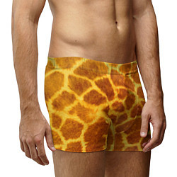 Трусы-боксеры мужские Шкура жирафа - текстура, цвет: 3D-принт — фото 2