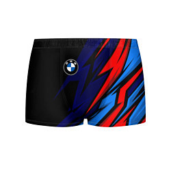 Трусы-боксеры мужские BMW - m colors and black, цвет: 3D-принт