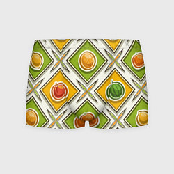 Мужские трусы Fruits and berries pattern