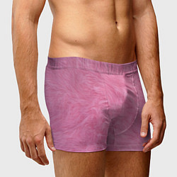 Трусы-боксеры мужские Розовая шерсть, цвет: 3D-принт — фото 2