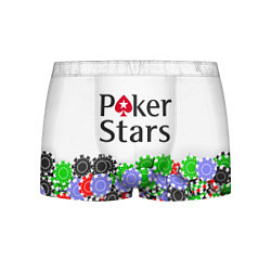 Трусы-боксеры мужские Poker - игра для удачливых, цвет: 3D-принт