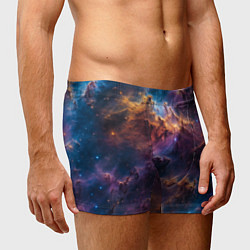 Трусы-боксеры мужские Космическая туманность, цвет: 3D-принт — фото 2