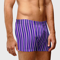 Трусы-боксеры мужские Сочетание фиолетовый, цвет: 3D-принт — фото 2