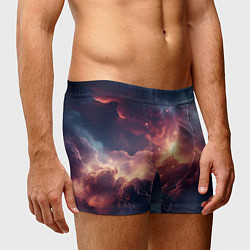 Трусы-боксеры мужские Космические облака, цвет: 3D-принт — фото 2