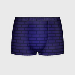 Трусы-боксеры мужские Фиолетовая кирпичная стена, цвет: 3D-принт