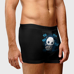 Трусы-боксеры мужские Panda gamer, цвет: 3D-принт — фото 2