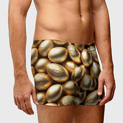 Трусы-боксеры мужские Золотые Пасхальные яйца, цвет: 3D-принт — фото 2