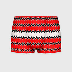 Мужские трусы White and red stripes