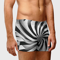 Трусы-боксеры мужские Оптическое путешествие, цвет: 3D-принт — фото 2