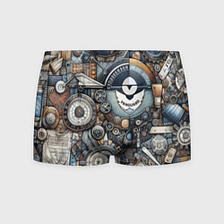 Мужские трусы Механистический паттерн - авангард нейросеть