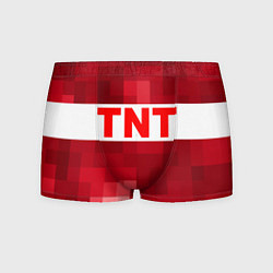 Трусы-боксеры мужские Minecraft tnt texture, цвет: 3D-принт