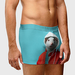 Трусы-боксеры мужские Крыс в балахоне, цвет: 3D-принт — фото 2