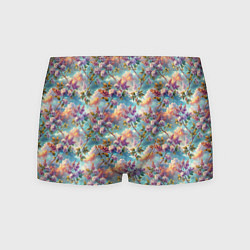 Мужские трусы Объемная сирень паттерн