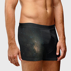 Трусы-боксеры мужские Звездный космос темно-синий, цвет: 3D-принт — фото 2