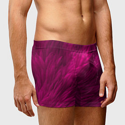 Трусы-боксеры мужские Мех в цвете маджента, цвет: 3D-принт — фото 2
