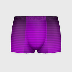 Трусы-боксеры мужские Фиолетовый градиентный полосатый комбинированный у, цвет: 3D-принт