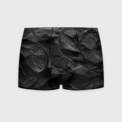 Трусы-боксеры мужские Текстура темной скалы, цвет: 3D-принт