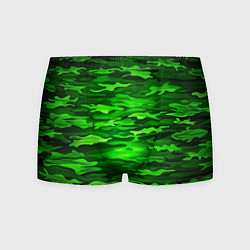 Мужские трусы Зелёные водоросли-камуфляж