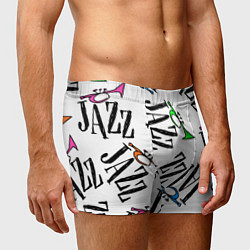 Трусы-боксеры мужские Just jazz in color, цвет: 3D-принт — фото 2