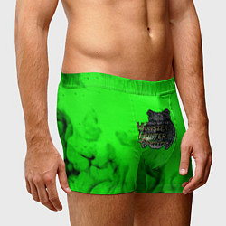Трусы-боксеры мужские Monster Hunter fire green, цвет: 3D-принт — фото 2