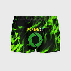 Мужские трусы Portal green flame