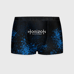 Мужские трусы Horizon: Zero Dawn синие брызги красок
